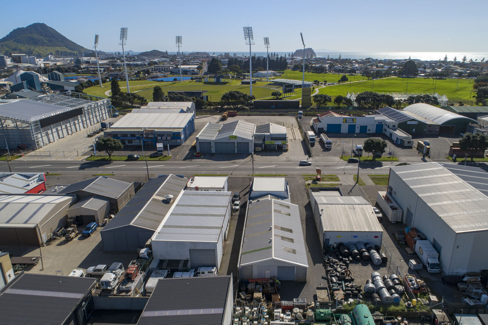 Industrial premises adjacent to Tauranga’s shipping hub the first port